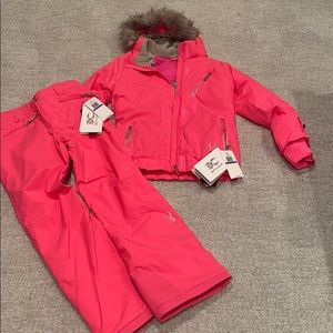 NWT Spyder girls size 18 ski coat and pants